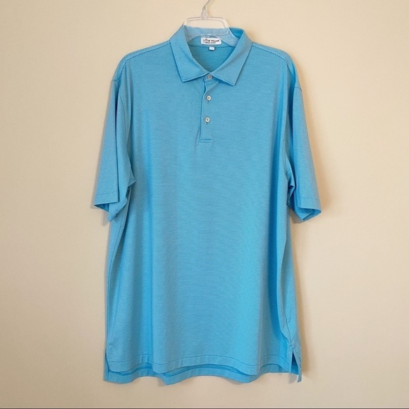 Peter Millar Summer Comfort Stripe Golf Polo Shirt - XL - Picture 9 of 9